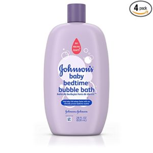 Johnsons 4-Pack Baby Bedtime Bubble Bath 28 Ounce