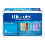 BAYER Microlet Diabetic Care 100 Colored Lancets