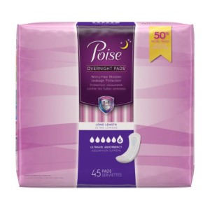 Poise Long Length Overnight Incontinence Pads