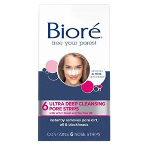 Biore Ultra Deep Cleansing Pore Strips 6 Count Nose Strips
