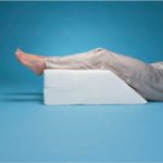 Hermell Products Elevating Leg Rest Plus Blue Polycotton Cover