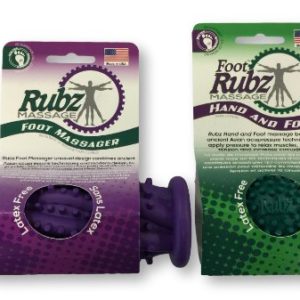 Due North Foot Massage Roller Plus Rubz Combo Pack
