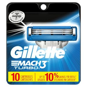 Gillette Mach3 Turbo Cartridges 10 Count