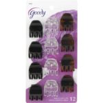 Goody Assorted Colors Small Claw Clips 12 Count