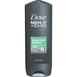 Dove Men Care Body Plus Face Wash Sensitive Shield