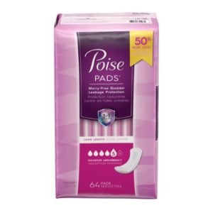 Poise Maximum Absorbency Incontinence Long Pads
