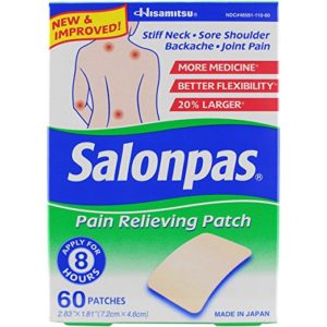 Salonpas Hisamitsu Pain Relieving Patches 60 Count