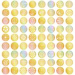 eBoot Gold Nail Vinyls Nail Stencil Sticker Sheets Set