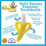 BABY BANANA Infant Bendable Training Toothbrush Yellow