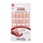 Kiss Products Salon Acrylic French Nail Kit Sugar Rush, 0.07 Pound