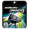 Gillette Mach3 Base Cartridges 15 Count