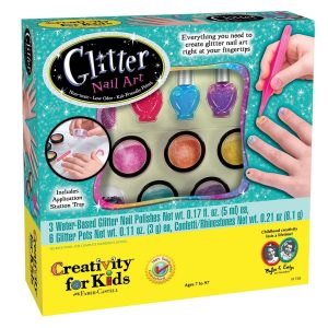 CREATIVITY KIDS Complete Glitter Manicure Nail Art Kit