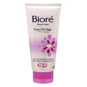 Biore Facial Foam Pure Oil Clear Cleanser