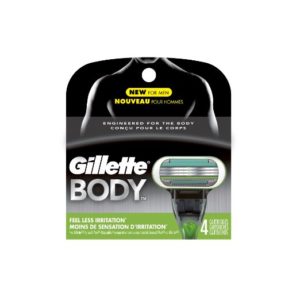 Gillette Feel Less Irritation Body Cartridge 4 Count
