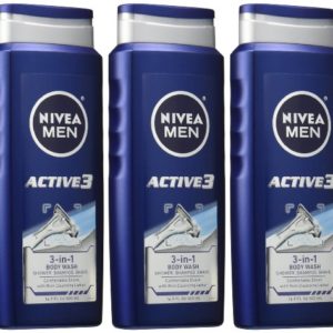 Nivea Men 3-Pack Active 3 Body Wash 500 ml