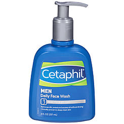 Cetaphil Men Daily Face Wash 8 Fluid Ounce Twin Pack