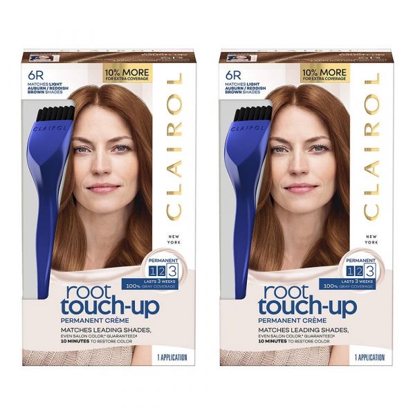 CLAIROL Permanent Creme 6R Light Auburn Brown 2 Count